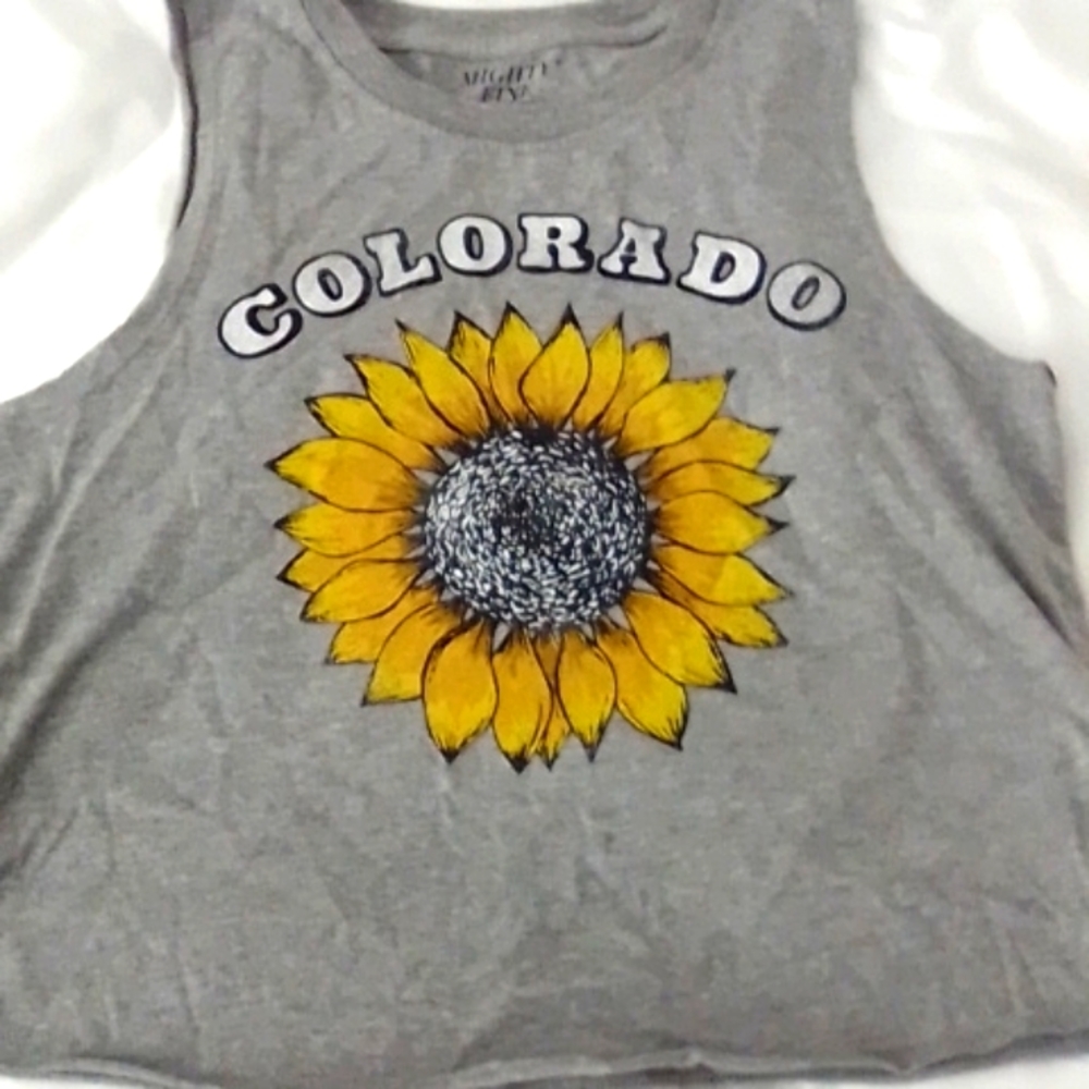 Mighty fine crop t-shirt
